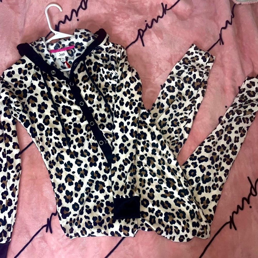 Leopard Print Onesie Pajama